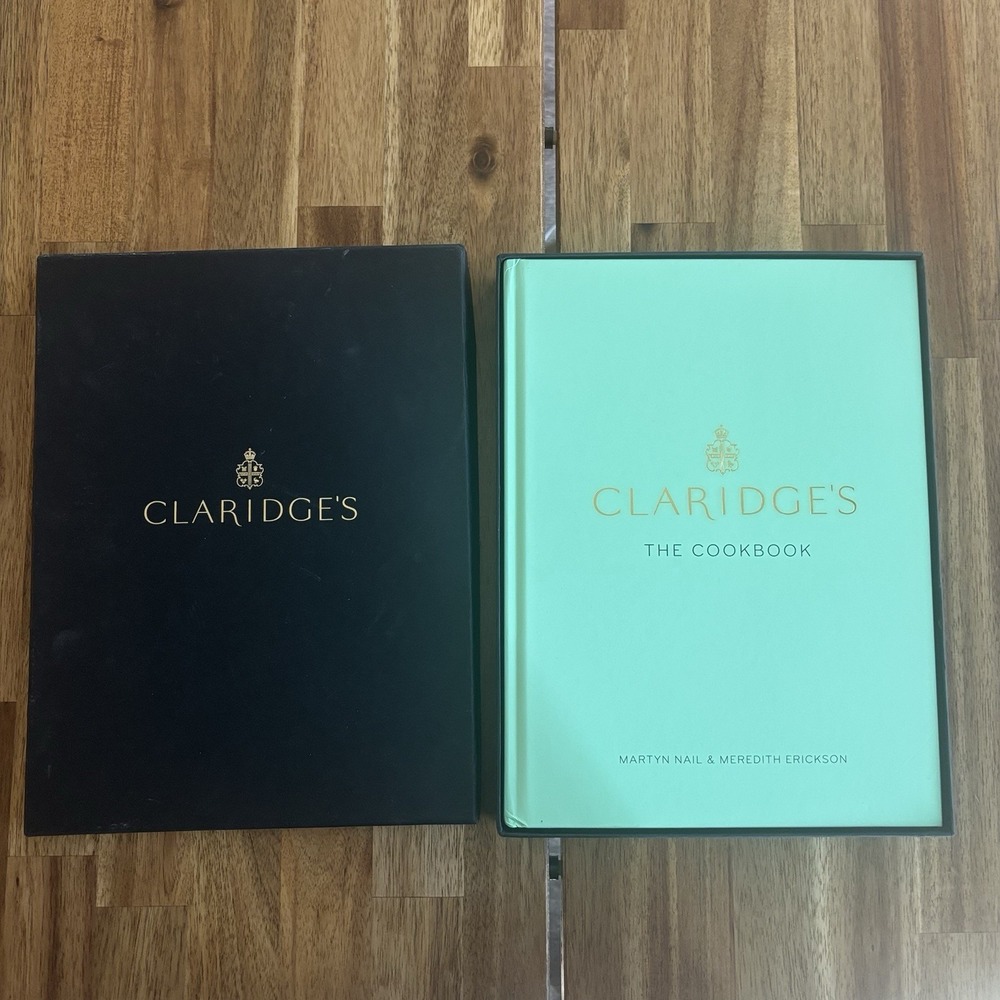 Claridge's: The Cookbook by Erickson, Meredith Book w/ BOX PREOWNED - MEDIA MAIL